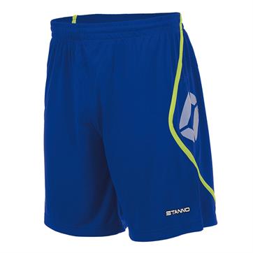 Stanno Pisa Shorts **DISCONTINUED** - Deep Blue / Neon Yellow