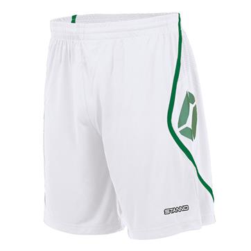 Stanno Pisa Shorts **DISCONTINUED** - White / Green