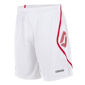 Stanno Pisa Shorts **DISCONTINUED** - White / Red