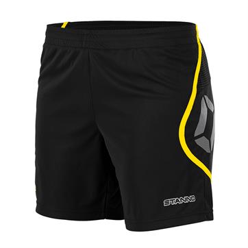 Stanno Pisa Short Ladies **DISCONTINUED** - Black / Yellow