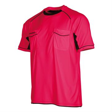 Stanno Bergamo Short Sleeve Referees/Officials Shirt - Fuchsia/Black