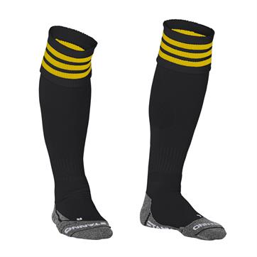 Stanno Ring Socks - Black / Yellow