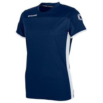 Stanno Pride Ladies Fit Short Sleeve Shirt - Navy/White