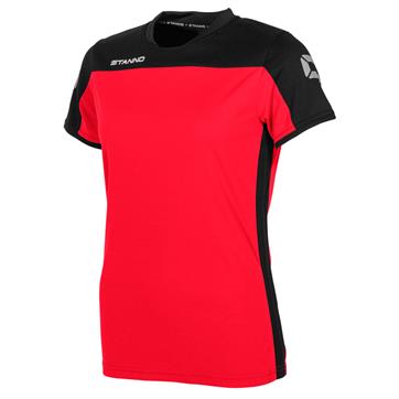 Stanno Pride Ladies Fit Short Sleeve Shirt - Red/Black