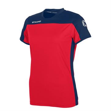 Stanno Pride Ladies Fit Short Sleeve Shirt - Red/Navy