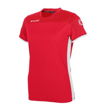 Stanno Pride Ladies Fit Short Sleeve Shirt - Red/White
