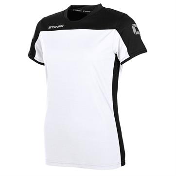 Stanno Pride Ladies Fit Short Sleeve Shirt - White/Black