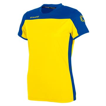 Stanno Pride Ladies Fit Short Sleeve Shirt - Yellow/Royal