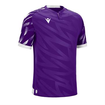 Macron Themis ECO Short Sleeve Shirt - Purple/White