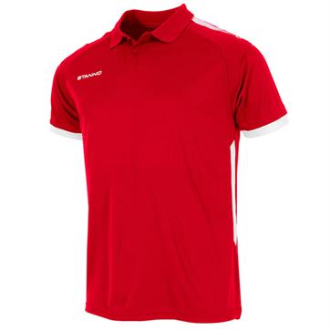 Stanno First Polo Shirt - Red/White