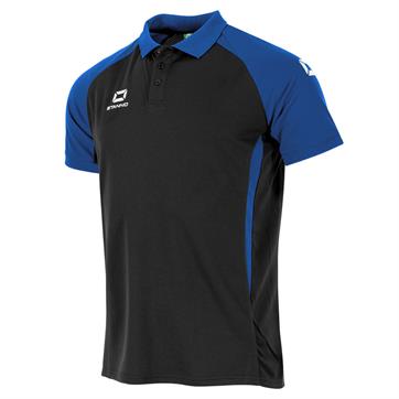 Stanno Stadio Polo Shirt - Black/Royal