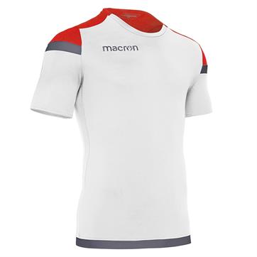 Macron Titan Shirt (Short Sleeve) **DISCONTINUED** - White/Red/Anthracite