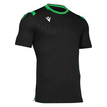Macron Alhena Short Sleeve Shirt - Black/Green
