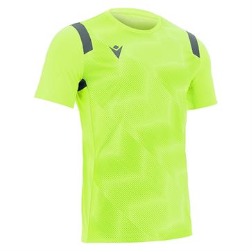 Macron Rodders Short Sleeve Shirt - Neon Yellow/Anthracite