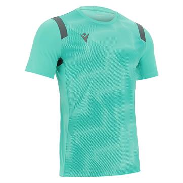 Macron Rodders Short Sleeve Shirt - Turquoise/Anthracite