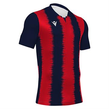 Macron Miram Short Sleeve Shirt **DISCONTINUED** - Navy/red