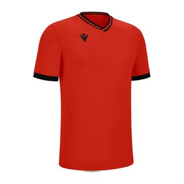 Macron Halley Short Sleeve Shirt - Red/Black