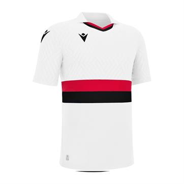 Macron Charon ECO Short Sleeve Shirt - White/Red/Black