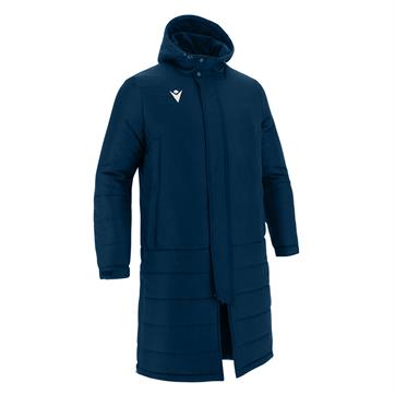 Macron Turvey Long Length Padded Bench Coat - Navy