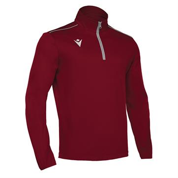 Macron Havel Half Zip Training Top - Cardinal
