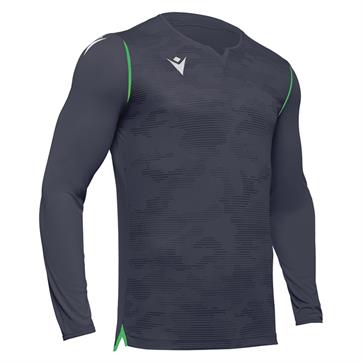 Macron Ares Goalkeeper Shirt - Anthracite/neon green