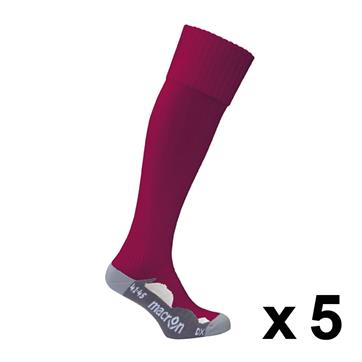 Macron Rayon Sock (Pack x 5) - Cardinal