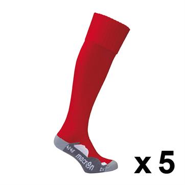 Macron Rayon Sock (Pack x 5) - Red