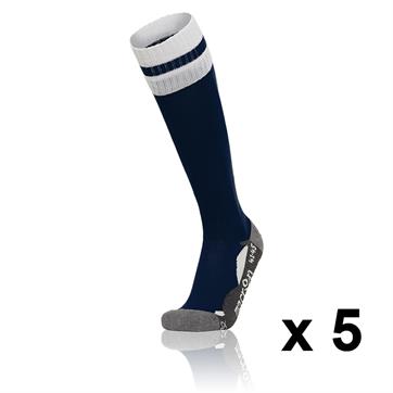 Macron Azlon Sock (Pack x 5) - Navy / White