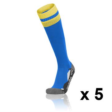 Macron Azlon Sock (Pack x 5) - Royal / Yellow