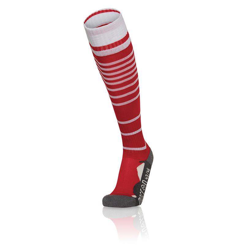 Precision Red and White Football Socks Pack Of 5 