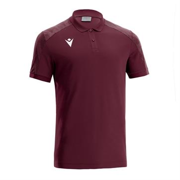 Macron Rock Polo Shirt - Cardinal