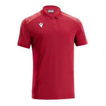 Macron Rock Polo Shirt - Red