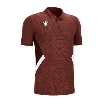 Macron Rap Polo Shirt - Cardinal
