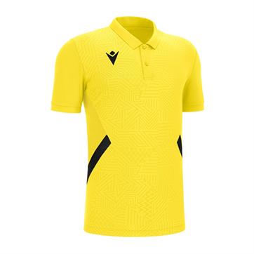 Macron Rap Polo Shirt - Yellow/Black