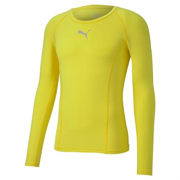 Puma Liga L/S  Baselayer - Fluo Yellow