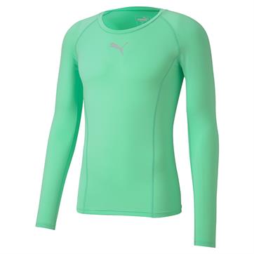 Puma Liga L/S  Baselayer - Green Glimmer