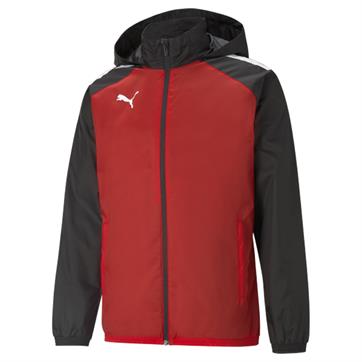 Puma Team Liga All Weather Rain Jacket - Red