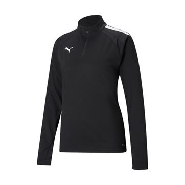 Puma Team Liga Womens Half Zip Top - Black