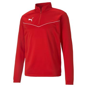 Puma teamRISE Half Zip Top - Red