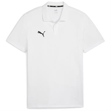 Puma team GOAL Casuals Cotton Polo - White