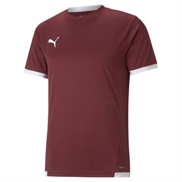 Puma Team Liga Short Sleeve Shirt - Cordovan/White