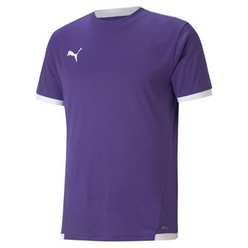 Puma Team Liga Short Sleeve Shirt - Prism Violet/White