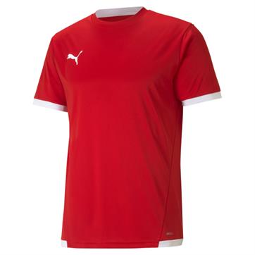Puma Team Liga Short Sleeve Shirt - Red/White