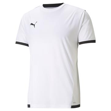 Puma Team Liga Short Sleeve Shirt - White/Black