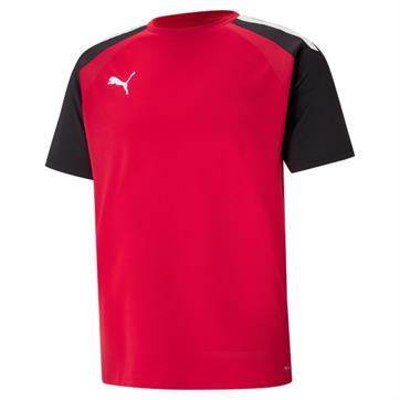 Puma Team Pacer Short Sleeve Shirt - Red/Black