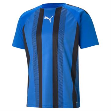 Puma Team Liga Striped Short Sleeve Shirt - Royal/Black