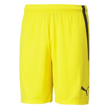 Puma Team Liga Striped Short - Cyber Yellow/Black