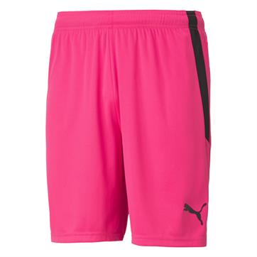 Puma Team Liga Striped Short - Fluo Pink/Black