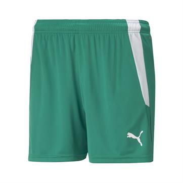 Puma Team Liga Womens Shorts - Pepper Green/White