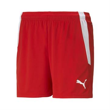 Puma Team Liga Womens Shorts - Red/White